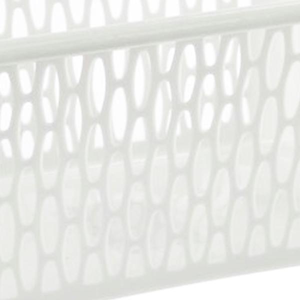 Leecroft 37cm Handy Basket White 37 x 26 x 16cm - One Colour - 