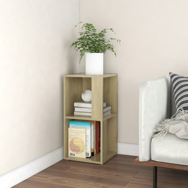 Berkfield Corner Cabinet Sonoma Oak 33x33x67 cm Engineered Wood