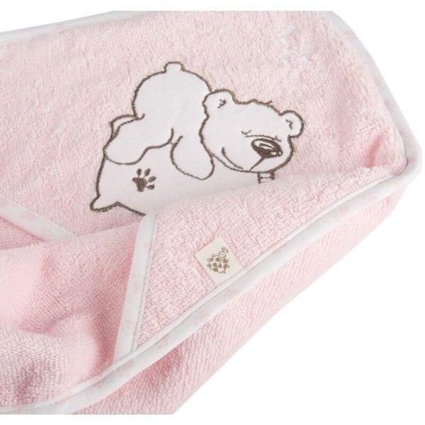 Organic cotton baby poncho set
