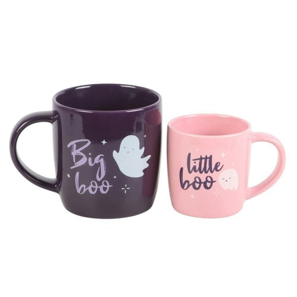 Something Different Big Boo Little Boo Mug Set Set (Pack of 2) - Purple/Pink