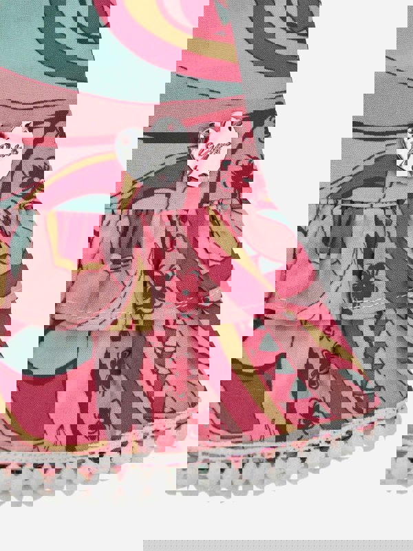 Guess Girls Paisley Sleeveless Top in Pink