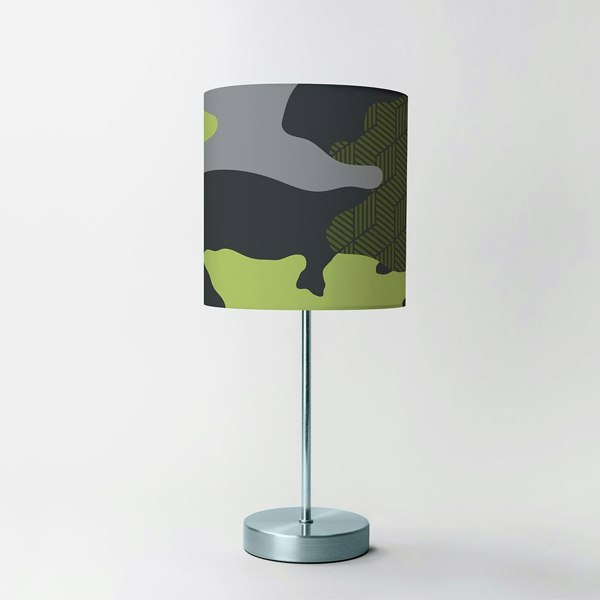 Camo Table Lampshade - Happy Linen Company