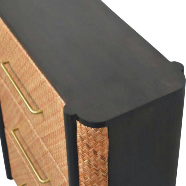 Artisan Furniture Solid Wood Havana Weave 3 Drawer Chest