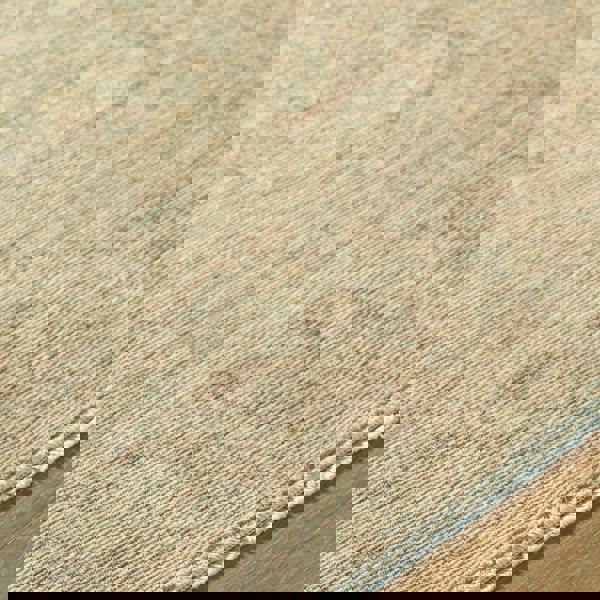 Livabliss Galey Alix Fetscher-Vintage Brown Ivory Green Traditional Boho Fringe Rug