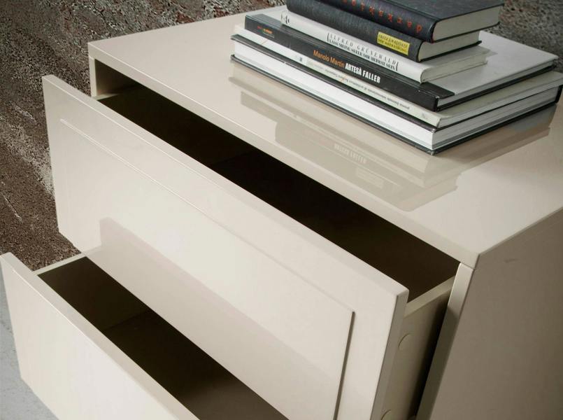 Angel Cerdá Beige and Walnut Wood Chiffonier 7036