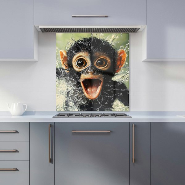 Warren Reed - Designer Excited Monkey in the Water Kitchen Splashback