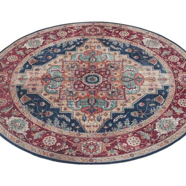 The Rugs Vintage Medallion Rug – Classic Multicolour Design