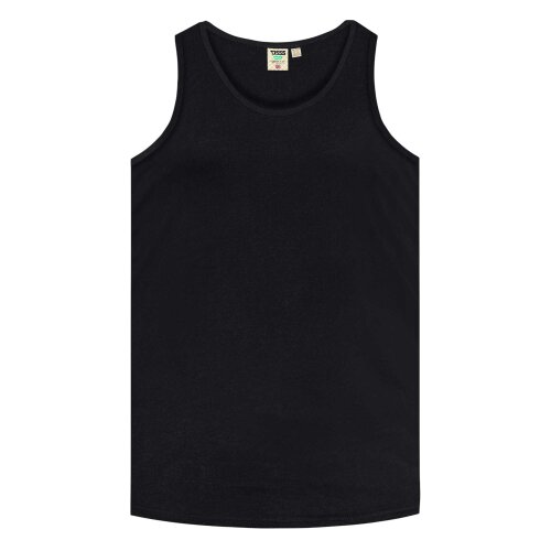 Duke Mens D555 Fabio Kingsize Tank Top - Black - 4XL - Black - 100% Cotton