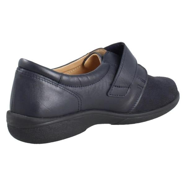 DB Shoes Ladies Wide Fitting Hook and Loop DB Shoes Petula