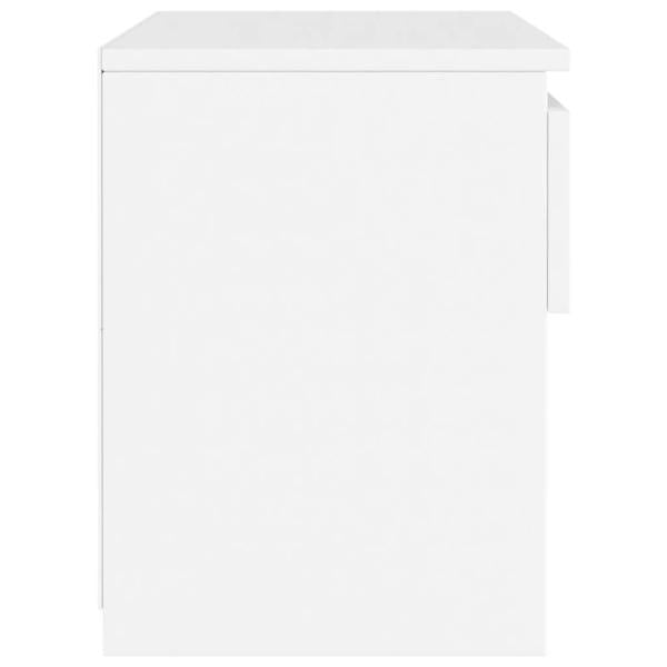 Berkfield Bedside Cabinets 2 pcs White 40x30x39 cm Engineered Wood