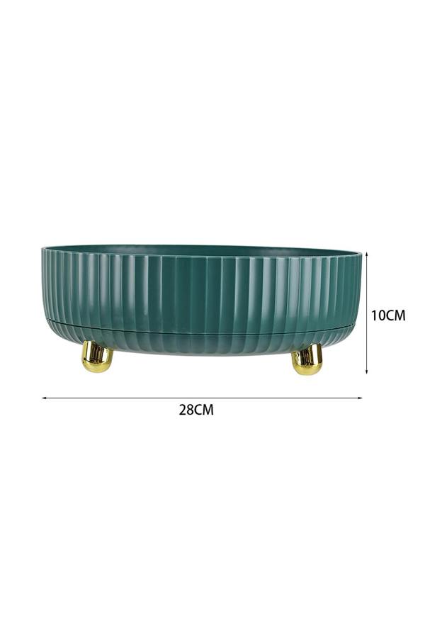 Living and Home 22CM Spinning Skincare Cosmetic Organizer All-purpose Turntable-style Material Storage