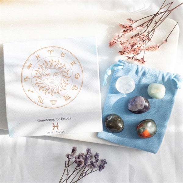 Serano Pisces Crystal Tumblestone Set