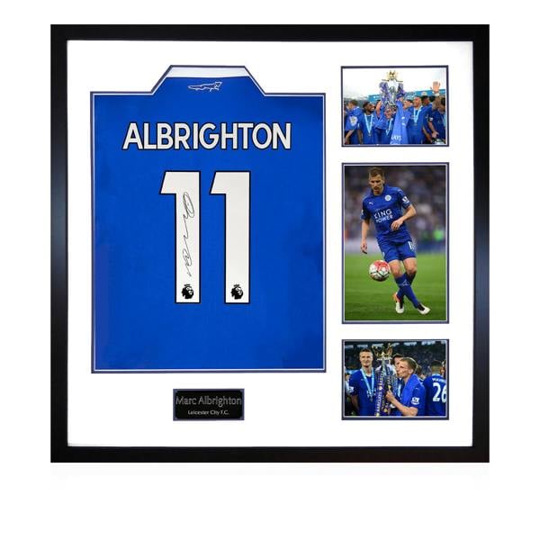 Marc Albrighton Signed Leicester City Elite Frame