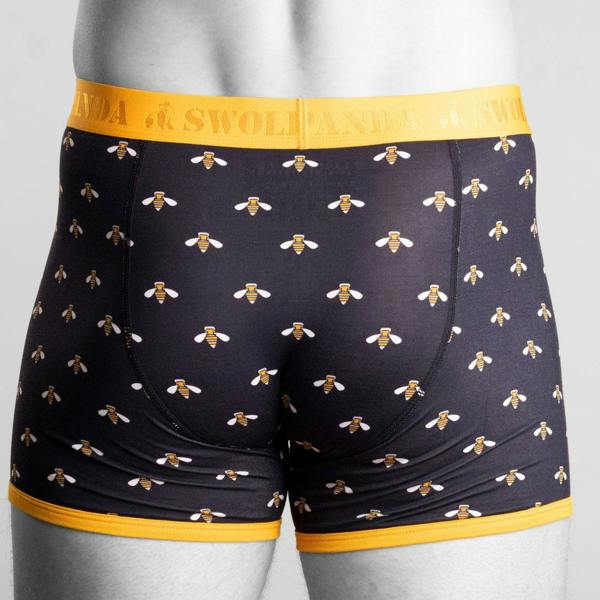 SWOLE PANDA Bamboo Boxers - Bumblebees