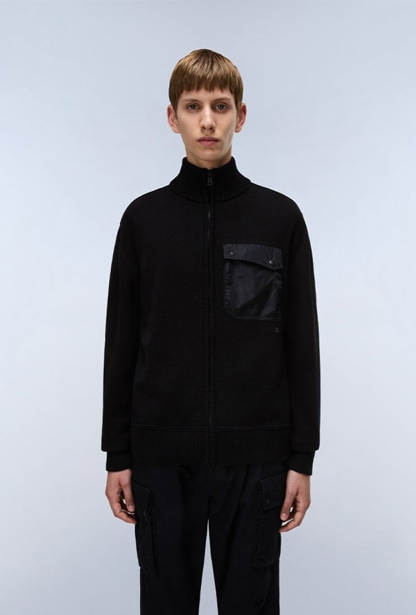 Napapijri Berti Full-Zip Jumper - Black