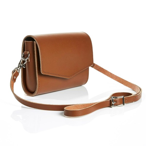 Chestnut Leather Clutch - Clutch Bag - Zatchels