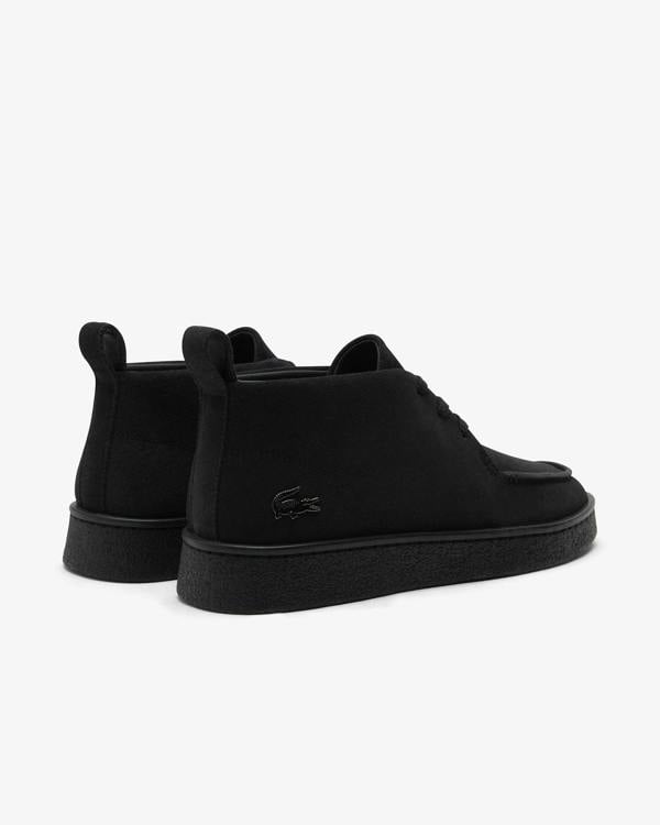 Lacoste Baseshot Mens Chukka Boots - Black/Black 02H | CHO | Designer Mens Boots