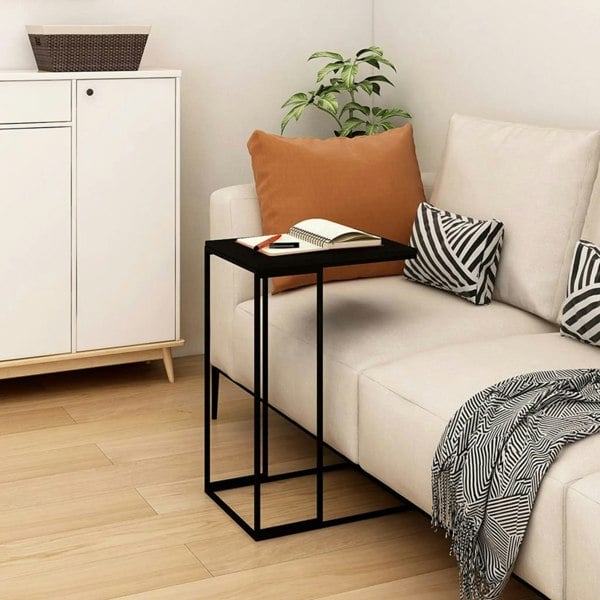 Berkfield Side Table Black 40x30x59 cm Engineered Wood