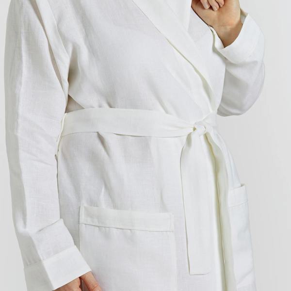 Lazy Linen Mellow Pink Pyjama & Bathrobe