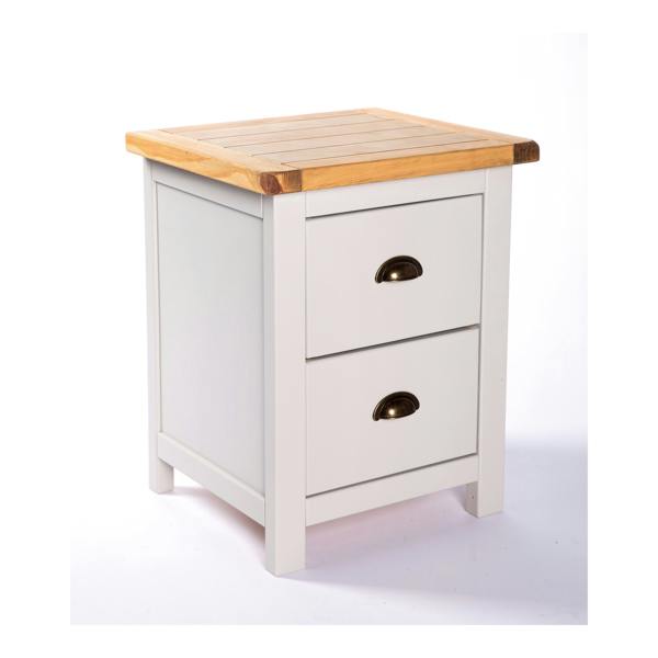 Cabinet Bits Argenta 2 Drawer Bedside Table