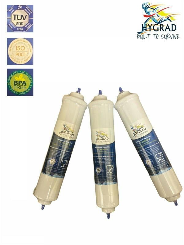 HYGRAD BUILT TO SURVIVE 2 pack 3 pack Fridge Water Replacement Filters For SAMSUNG DA29-10105J by HYGRAD