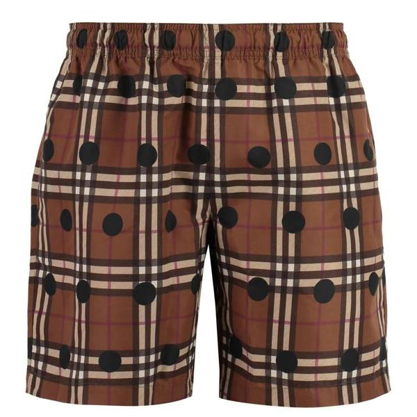 Burberry Vintage Check Print Swim Shorts - chancefashionco