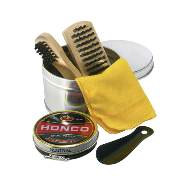 MidOcean Torton Shoe Polish Set - Shiny Silver