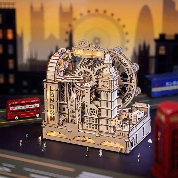 Dyzi 431 Piece Marble Travel London 3D Wooden Puzzle
