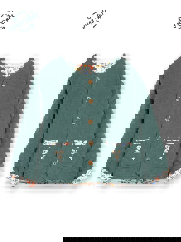 Kite Girls Organic Fairy Flowers Quilted Jacket