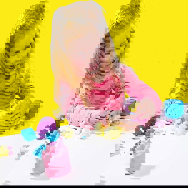 SES Creative Dough - Neon and Glow in the dark dough 4x90gr