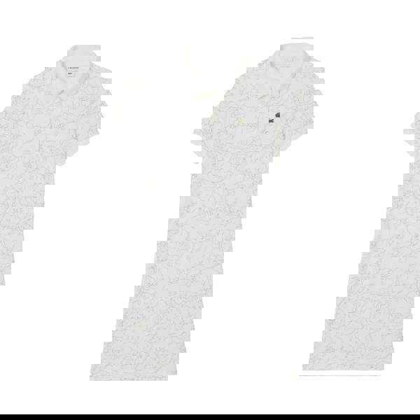 Lacoste Childrens/Kids Flower All-Over Print Holiday Dress - White - 