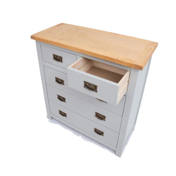 Cabinet Bits Argenta 5 Drawer Chest of Drawers Bras Drop Handle