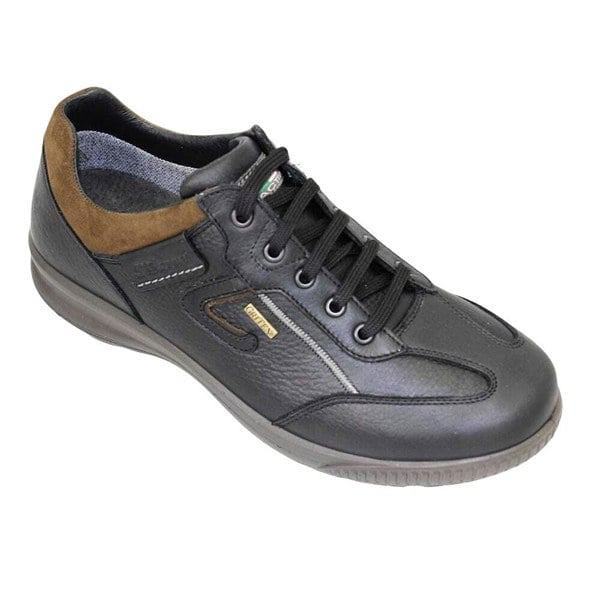 Grisport Mens Arran Leather Walking Shoes - Black