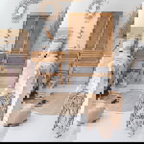 Saul Rattan Side Table, Bedside Table-Weilai Concept-Weilai Concept