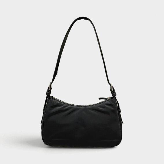Tory Burch Nylon Zip Tote top Shoulder Bag Black