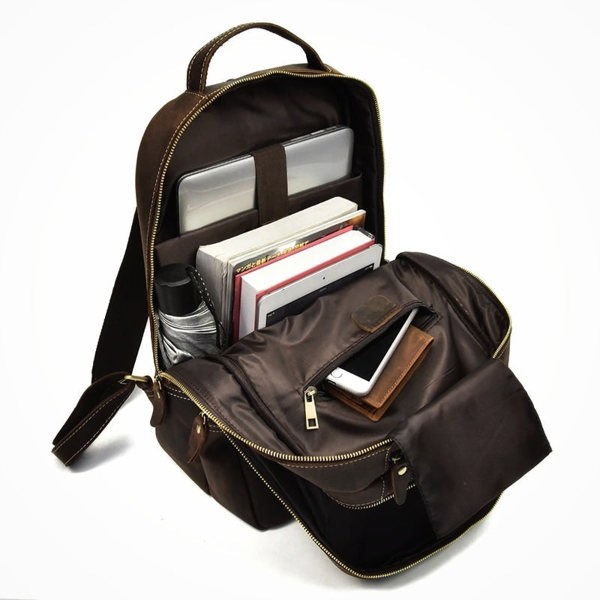 Lepcha Vintage Leather Backpack - DÖTCH CLUB