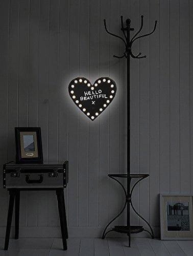 Maison des Cadeaux Love Heart LED Memo Board