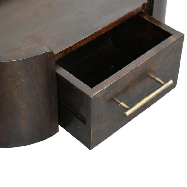 Artisan Furniture Solid Wood Valencia Wall-Mounted Bedside, 1 Drawer