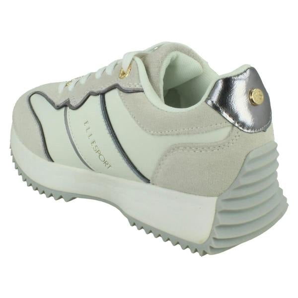 Elle Sport Ladies Elle Sport Leather Trainers F7411