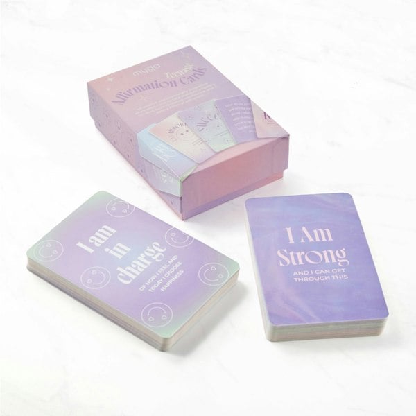 Myga Teenager Affirmation Cards – 60 Positive Mindset Cards for Teens