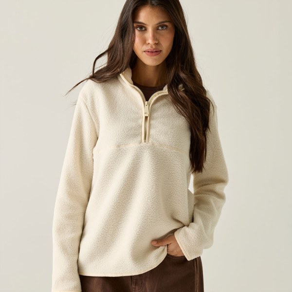 Regatta Womens Frankie Full Zip Fleece Jacket - Light Vanilla