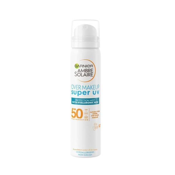 Garnier Ambre Solaire Super UV Over Makeup Spray SPF 50 75ml