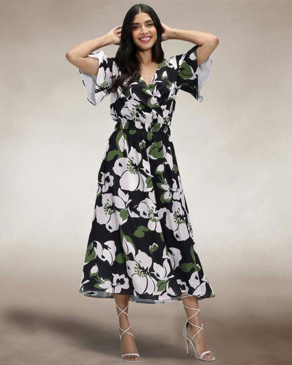 HotSquash Chiffon Midi Dress