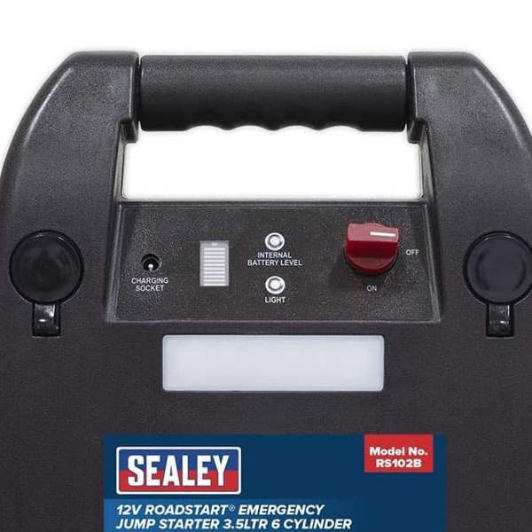 Clarke International Sealey RoadStart Emergency Jump Starter 12V 3.5L 6-Cylinder - RS102B