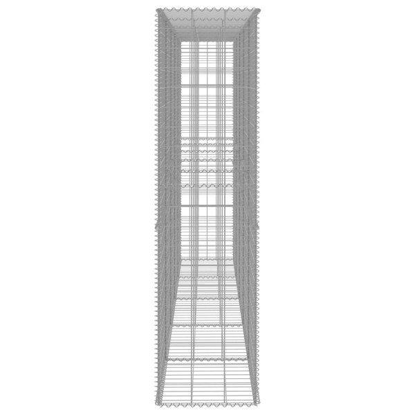 Berkfield Gabion Wall with Cover Galvanised Steel 300x50x200 cm