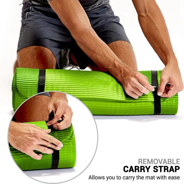 ROMIX Yoga Mat 15MM Black