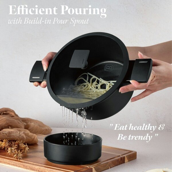 Berlinger Haus Casserole 24 cm Berlinger Haus BH8188 Matte Black