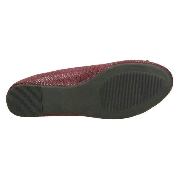 Spot On Ladies Spot On Bow Trim Ballerinas