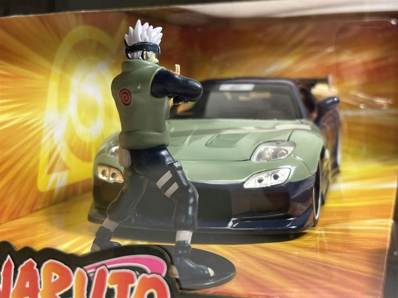 Jada Kakashi Hatake Naruto Shippudem and 1993 Mazda RX-7 1:24 Scale 253255055 34370