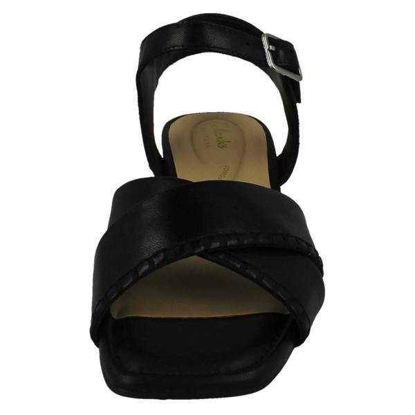 Clarks Ladies Clarks Square Toe Sandals Serina 35 Cross